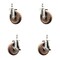 Service Caster 5 Inch 316SS High Temp Glass Filled Nylon 3/8 Inch Stem Caster Brakes SCC, 2PK SS316TS20S514-GFNSHT-381615-2-TLB-2 - alternate 1